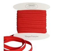 designers-factory Vivo Costura - Cordón para Ribeteado de Cojines -Disponible en más de 20 Colores (por 5 Metros, Rojo)