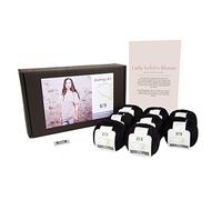 DesignEtte Denmark 50 g/127 m designette Mini cottonette/Medio de 350 g, 100% algodón Egipcio Mercerizado el Blusa de Lady Sybil Kit de Punto, Color Azul 2 Parent