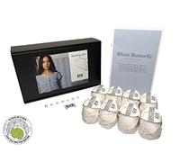 DesignEtte White Butterfly XS/S/M Crudo