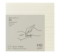Midori 15285006 - Bloc de notas, con rayas horizontales