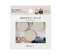 DESIGNPHIL 35494006 Midori, Picture Clip, Madera, Gris