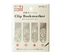 DESIGNPHIL 43406006 clip marcador libro marcador flores A