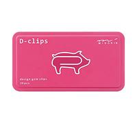 DESIGNPHIL D-Clips, Clip de acero de aleación, rosa, 1.5 pulgadas