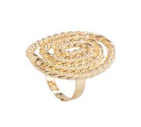 Designs - Anillos de flores con pétalos decorativos para mujer y mujer, en colores vibrantes, oro y plata, para uso diario, elegantes anillos abiertos, E, como se describe, como se describe