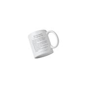 desiGntec taza iman de abundancia de manifestación diaria -mensaje al universo - original regalar - confia en tus poderes-325 ml / 11oz