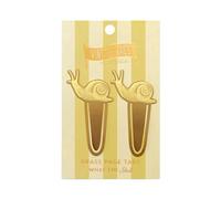 DesignWorks Ink Juego de 2 pestañas de página de metal Vintage Sass - What The Shell