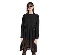 Desigual 20WWVW502000XS Vestido, Black, XS para Mujer