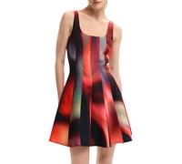 Desigual Vestido Manga Larga de la colección Mujer, Negro, S