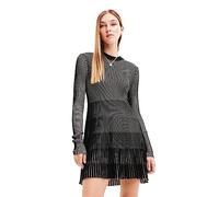 Desigual Vest_Venice Vestido, Negro, XL para Mujer