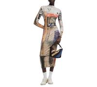 DESIGUAL ABITO LUNGO DONNA BEIGE