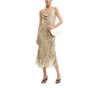 Desigual - Vestido Largo con Estampado - Dresses - Mujer - Beige - L -