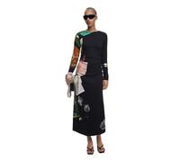 Desigual Vestido mezcla de colores / negro 38 mezcla de colores / negro