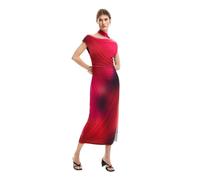 Desigual Vestido largo mujer Abito Lungo Donna Violeta