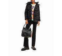 Desigual Abrigo acolchado Mickey Mouse. Negro 38 (M)