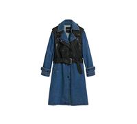 Desigual Abrigo de entretiempo azul denim / negro XL azul denim / negro