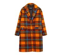 Desigual Woman Woven Overcoat, Naranja, M Mujeres