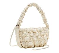Desigual Accesorios Bolsa de Tela a través del Cuerpo, Mujer, White, One Size