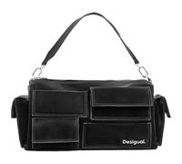 Desigual Accesorios PU Bolso de Mano, Mujer, Negro, Talla única