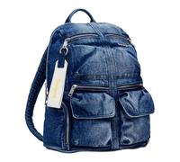 Desigual, ACCESSORIES DENIM Backpack Medium Mujeres, azul, Einheitsgröße