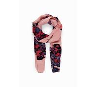 Desigual Accessories Fabric Long Scarf Bufanda Boa, Rojo, Talla única Mujeres