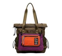 Desigual Mochila marrón / lila / naranja neón One Size EUR