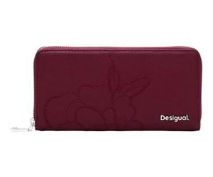 Desigual Accessories PU Long Wallet, Billetera Bi-Fold Mujer'S, Rojo, 24.5