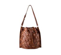 Desigual mochila mediana de la colección de accesorios, Marrón, Talla única