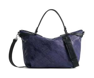 Desigual Azul, Bag_LOGORAMA Libia 5031 Noche Mujeres, Talla única