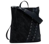 Desigual Back_Black, Accessories PU Backpack Mini Unisex Adulto, Negro, Medium