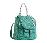Desigual Back Free Ankara - Mochila de color caqui oscuro, verde