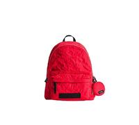 Desigual Back_Prisma Mombasa, Backpack Medium Mujeres, Rojo, Talla única