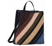 Desigual Back_Quebec, Accessories PU Backpack Medium Unisex Adulto, marrón