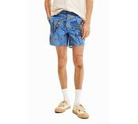 Desigual Bañador_Alex 5005 Denim Raw - Pantalones Cortos Tejido Hombre Hombre