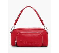 Desigual Bandolera S logo de mujer. Rojo Talla única