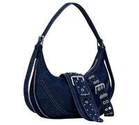 Desigual BINDELLA, Shoulder Bag Unisex Adulto, Azul