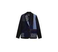 Desigual Blazer azul / azul claro / negro 40 azul / azul claro / negro