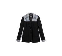 Desigual Blazer azul denim / negro 34 azul denim / negro