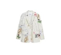 Desigual Blazer mezcla de colores / blanco, Talla 38