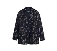 Desigual Blazer negro / blanco, Talla 40