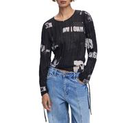 Desigual BLUS_Breaking Blouse, Negro, M Women's