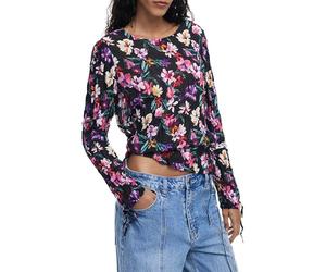 Desigual BLUS_Flori, 2000 Negro, XS