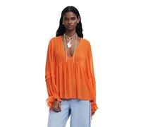 Desigual BLUS_MOIRAS T-Shirt, Naranja, M Women's
