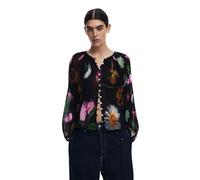 Desigual BLUS_Momo T-Shirt, Negro, L Women's