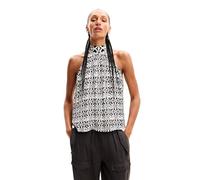 Desigual Blus_sofía Blouse, Negro, L para Mujer