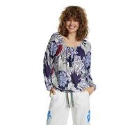Desigual Blus_Verona, Blusa Mujer, Azul (Navy 5000), Small