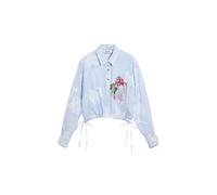 Desigual Blusa azul / mezcla de colores XL azul / mezcla de colores