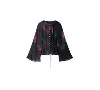 Desigual Blusa azul / verde / rosa claro / negro M azul / verde / rosa claro / negro