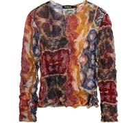 Desigual Blusa de Manga Larga de la colección Mujer, Amarillo, L