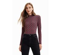 Desigual Body Blusa, Rojo, XS para Mujer