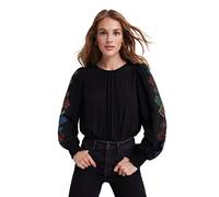 Desigual Body_Candy Camiseta, Black, XL De Las Mujeres